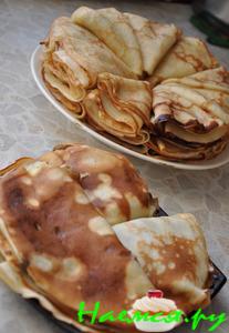 Блинчики классические и с грибным припеком