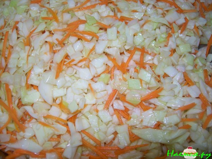 Капуста маринованная и вариант винегрета из неё