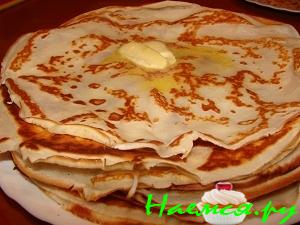 Блинчики нежные на кефире Блинчики нежные на кефире