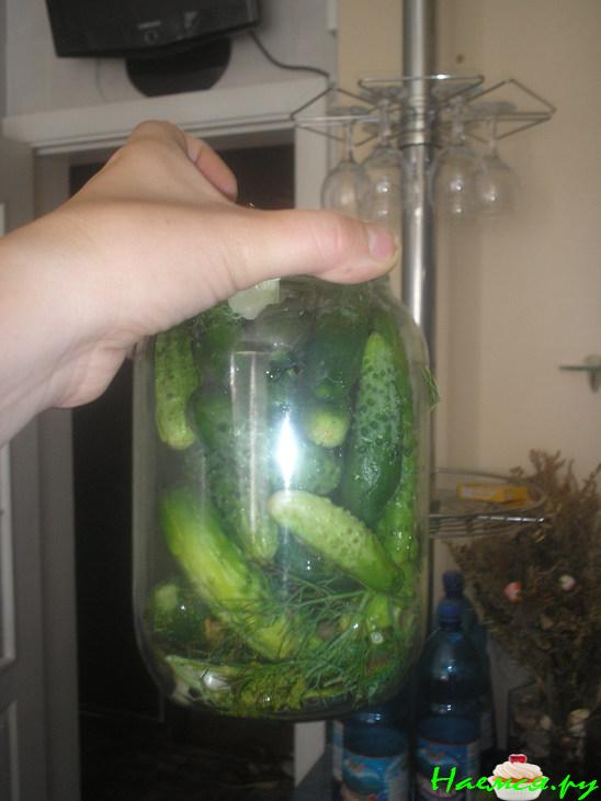 Огурцы с кетчупом "Чили"