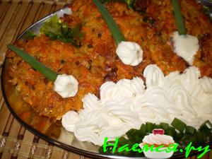 Морковные оладьи