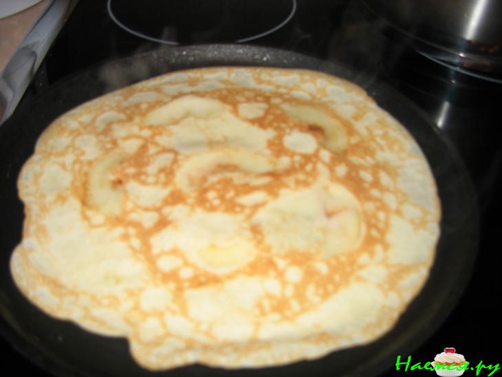 Блинчики с яблочным припеком