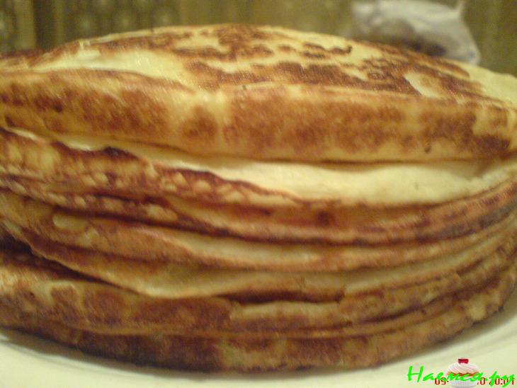 Блинчики с яблочным припёком Блинчики с яблочным припёком