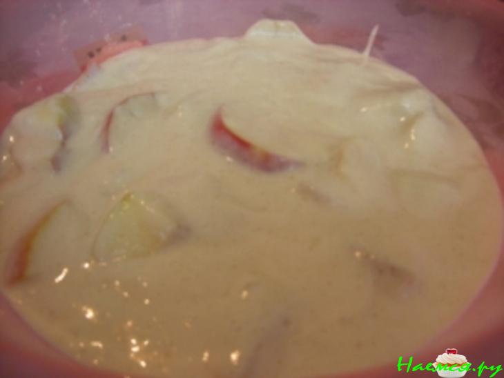 Оладушки с яблоками Оладушки с яблоками