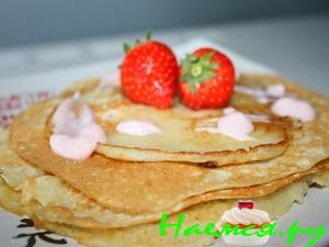 Блины на манной каше