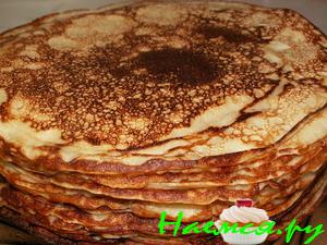 Блины на сгущённом молоке Блины на сгущённом молоке