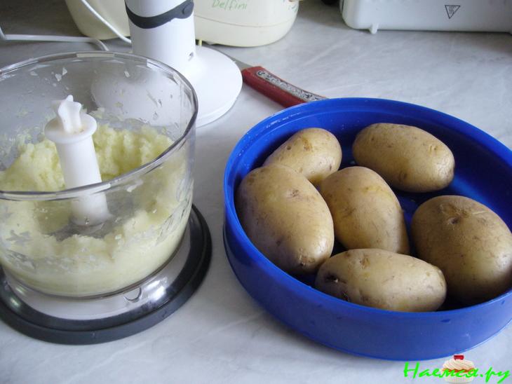 Не совсем драники (Reibekuchen) с креветками