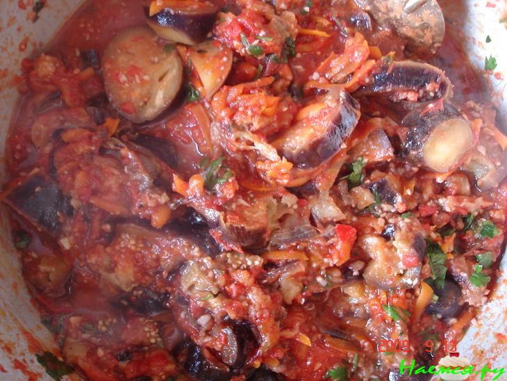 Баклажаны в аджике&nbsp; 