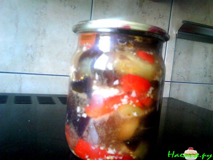 Баклажаны на зиму или привет из Крыма, любителям острого посвящается