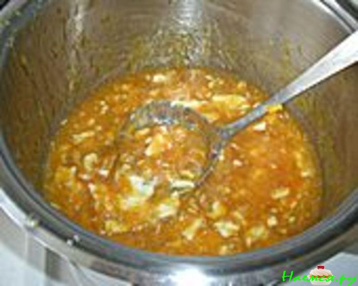 Быстрое апельсиновое варенье с белым шоколадом