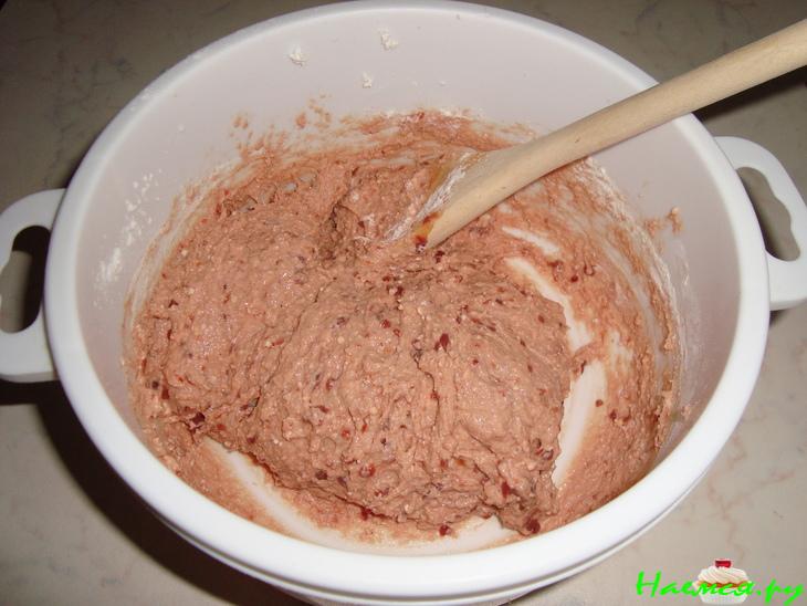 Оладьи из куриной печенки с творогом