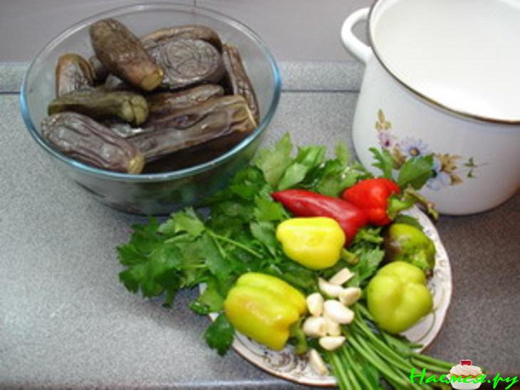 Соленые баклажаны (квашеные)