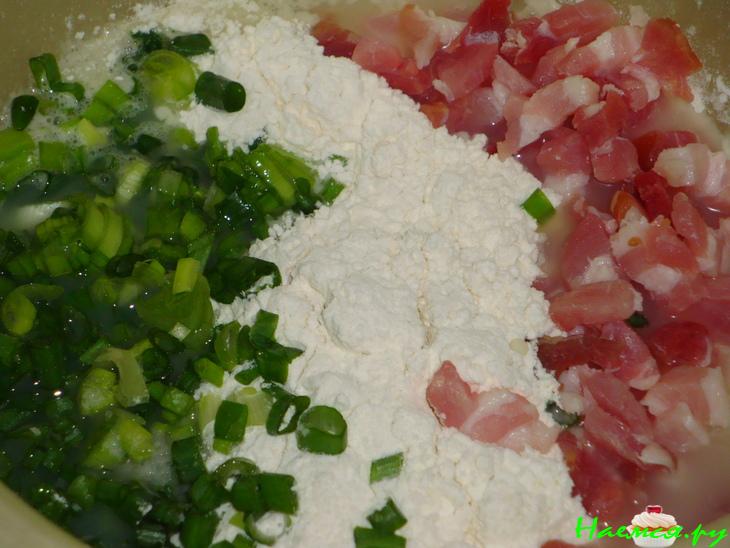 Блинчики с соусом в китайском стиле