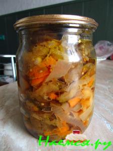 Молдавский салат (из баклажанов)