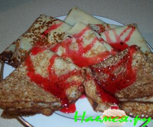 Блинчики из яблочного пюре