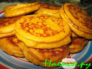 Оладьи из баклажанной икры