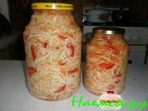 Капустный салат на зиму Капустный салат на зиму