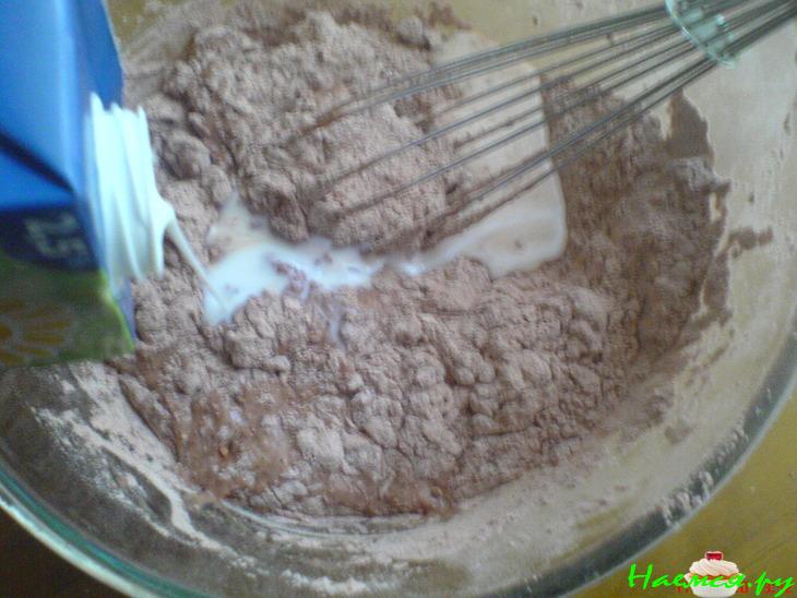 Шоколадные блинчики с нежным соусом