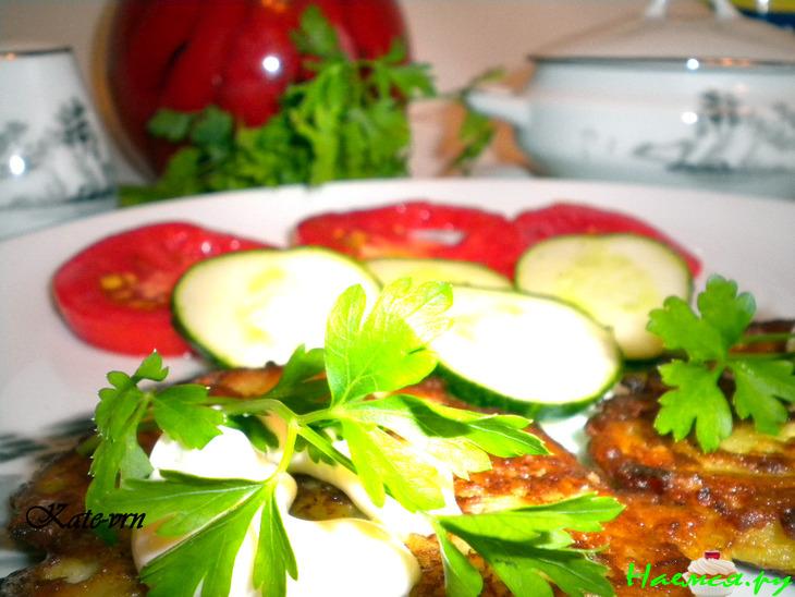 Картофельно-кабачковые оладушки