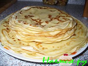 Блинчики нежные на минералке (мой вариант) Блинчики нежные на минералке (мой вариант)