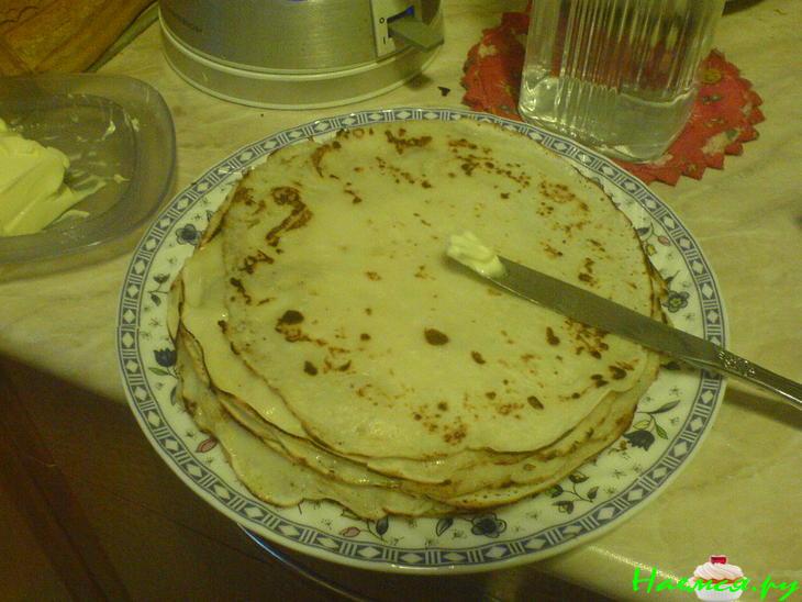 Блинчики на минералке