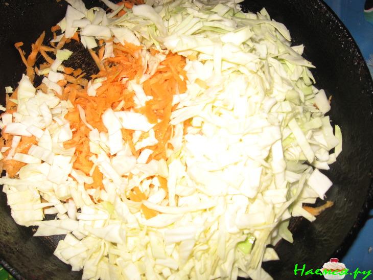 Блинчики картофельные с капустно-морковной начинкой&nbsp; 