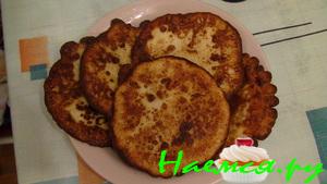 Манные оладушки на молоке