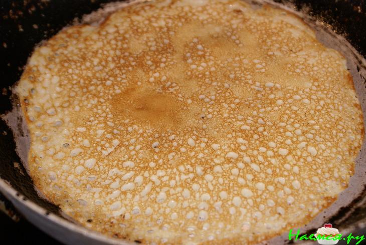 Блинчики тонкие с крахмалом