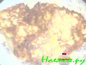 Яблочные оладья