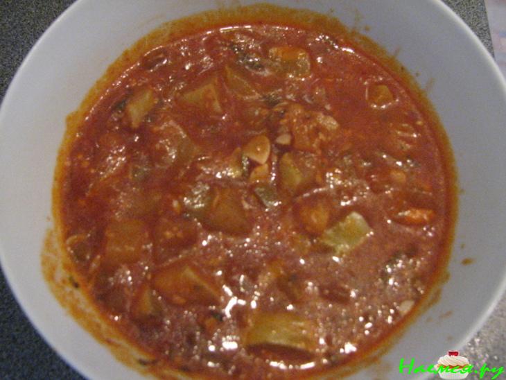 Кабачки с болгарским перцем в томате на зиму Кабачки с болгарским перцем в томате на зиму