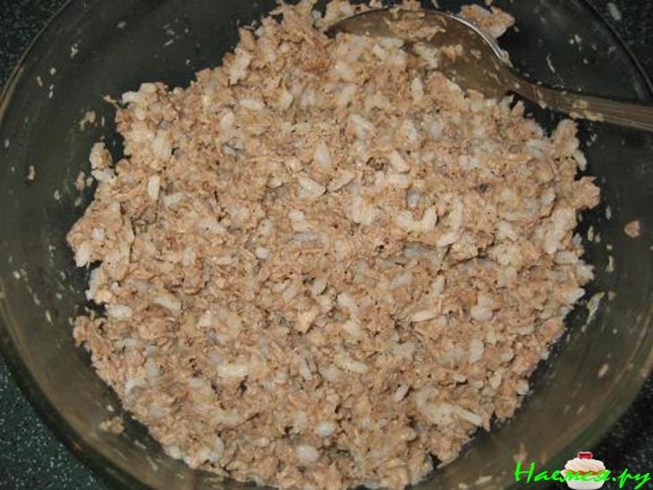 Блинчики с мясом и рисом