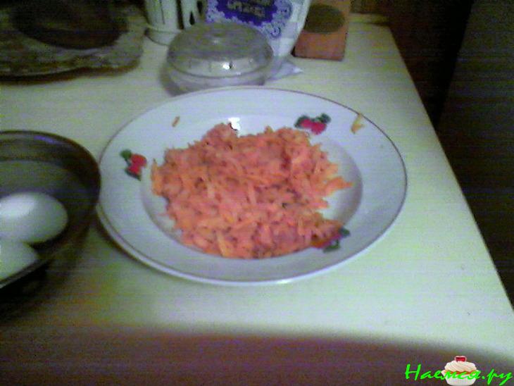Блинчики с морковью и яйцом (по-иордански)