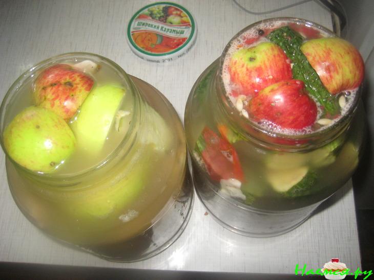 Старорусский рецепт "Разносолы на "смородовом" рассоле"