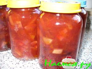 Варенье яблочно-сливовое