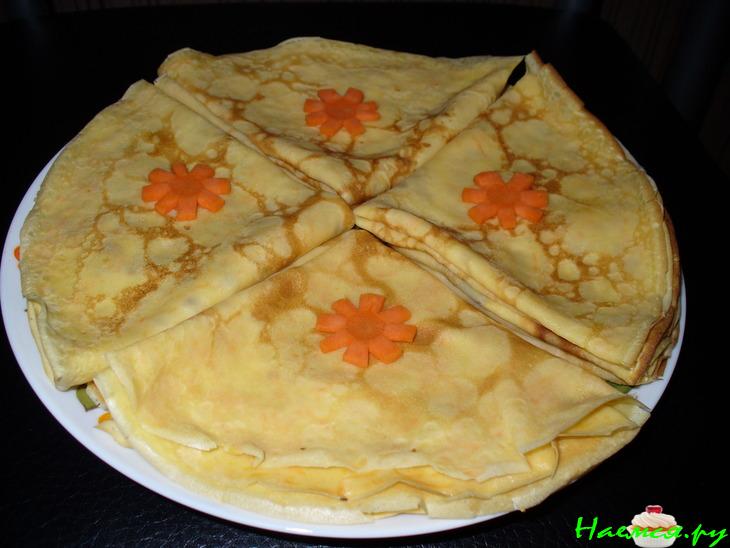 Морковные блинчики Морковные блинчики