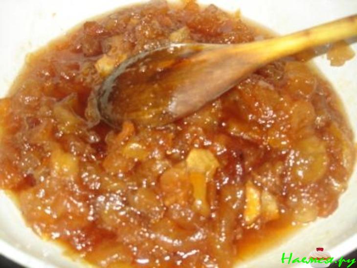 Желе из яблочных остатков