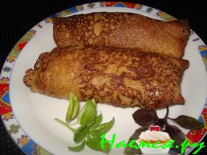 Блинчатые сигары с начинкой