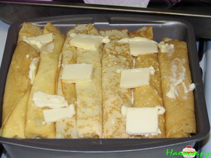 Блинчики "Неженка" с творогом и изюмом