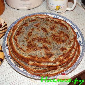 Блинчики "Маковые"