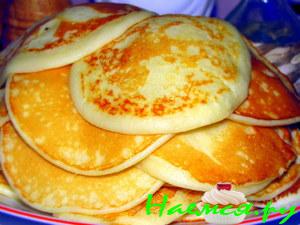 Оладьи на кефире(в моём варианте)