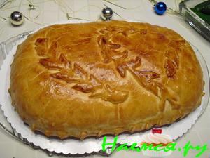 Блинная кулебяка