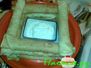 "Колодец из блинов"