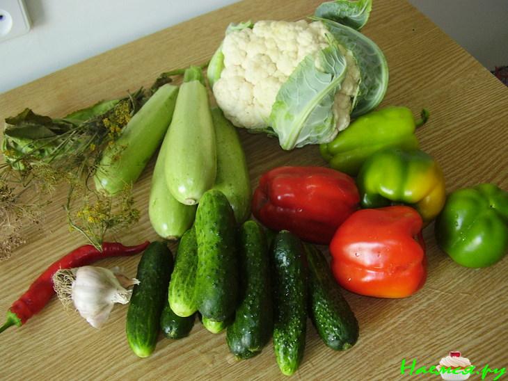 Огород в банке. Заготовки 