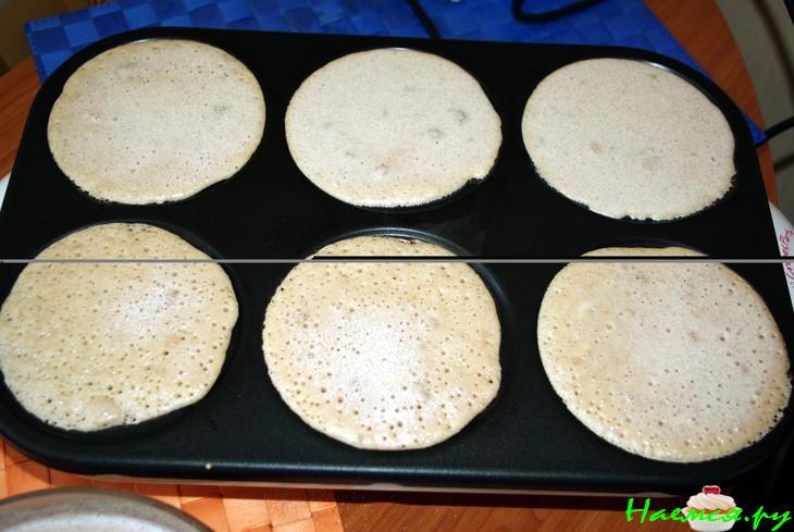 Гречневые блинчики с куриной печенью