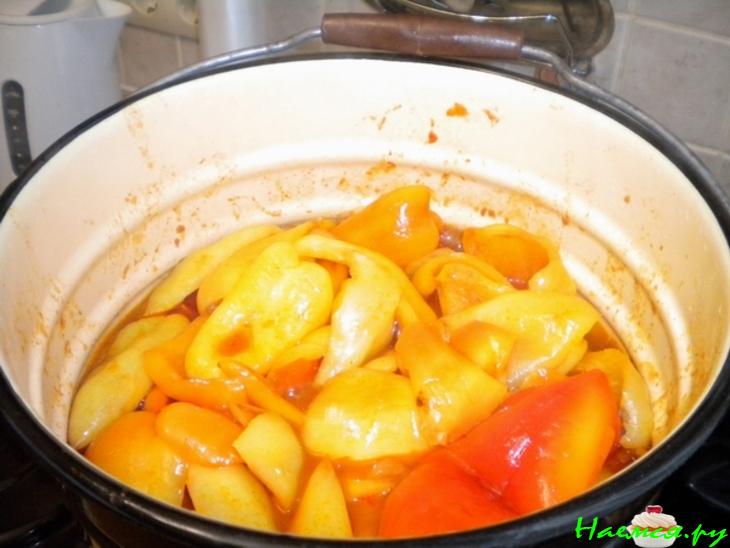 Лечо (из расчета на 5 кг перца)