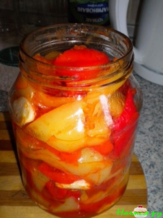 Лечо (из расчета на 5 кг перца)