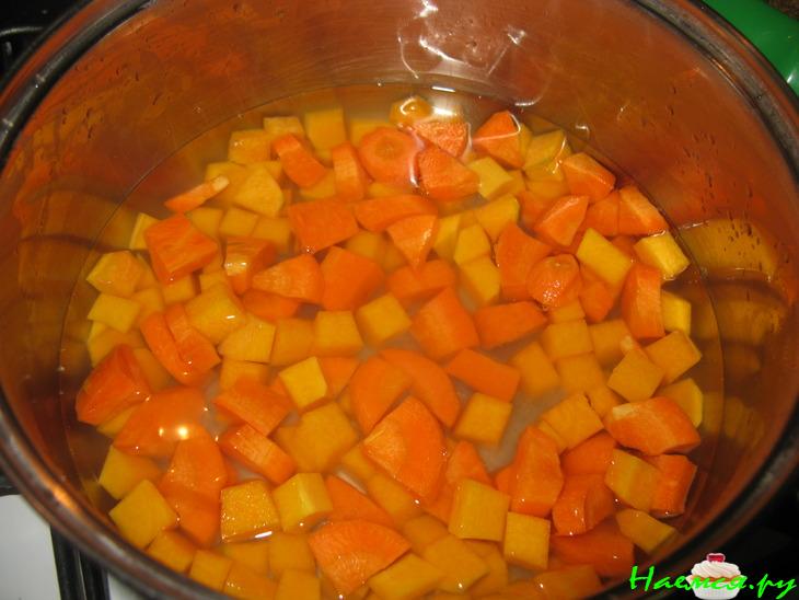 Морковно - тыквенные блины