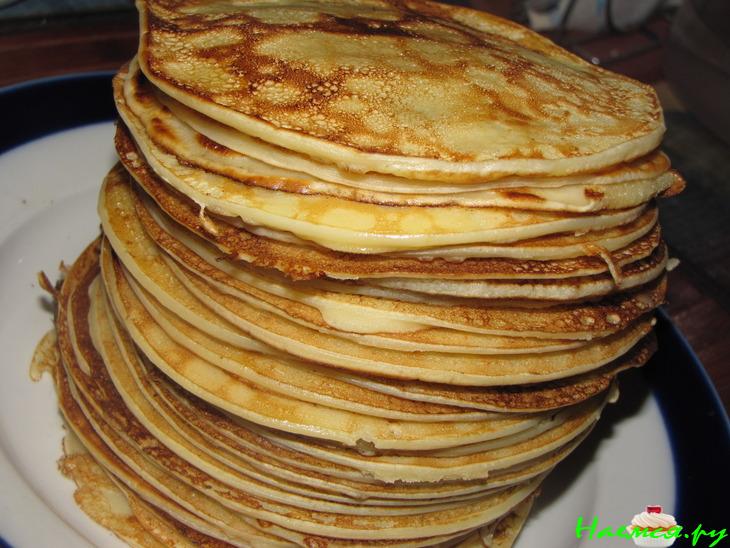 Блинчики с творогом запеченные под сливочным соусом