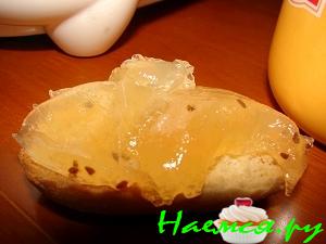 Варенье из крыжовника с зелёным чаем