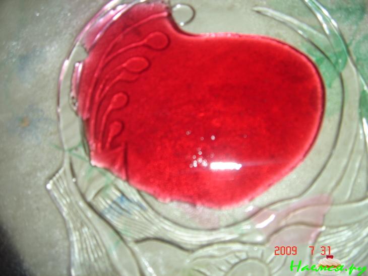 Желе из красной смородины
